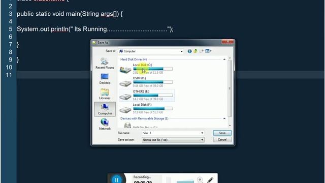 How to Compile and Run JAVA Program using Command Prompt CMD смотреть онлайн