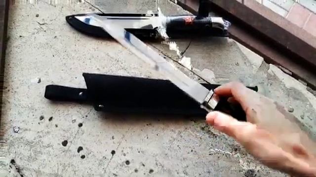 Пластунский нож для забоя скота купить +79306723442 финка НКВД кухонный шашлычный набор топор тяпка смотреть онлайн