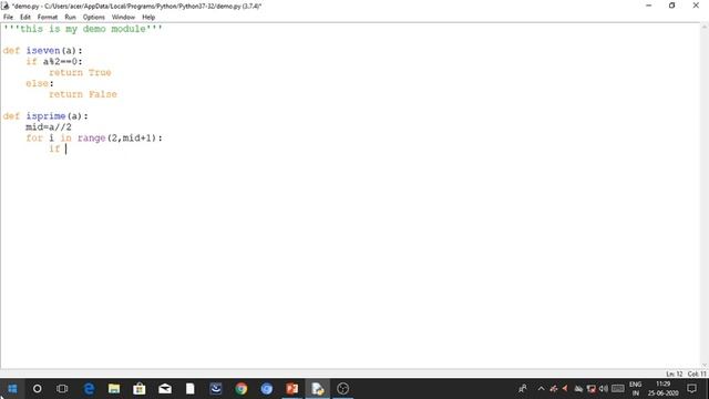 Python Libraries(Creating modules and libraries and importing them) смотреть онлайн
