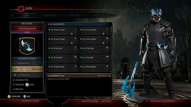 What the Lucky Rabbit's foot Augment does in MK11. смотреть онлайн