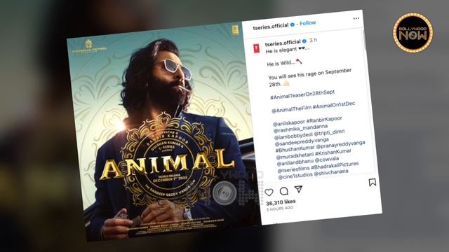 Ranbir Kapoor Exudes Swag With Intense Look In New Poster Of Animal, Film Release On This Day