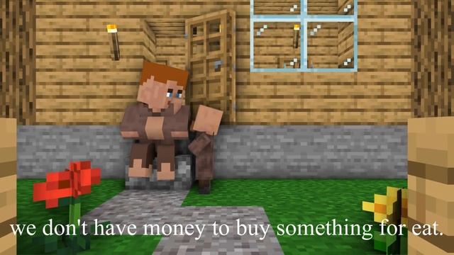 Herobrine life 18 : Brave boy save poor cute girl - Minecraft sad animation смотреть онлайн