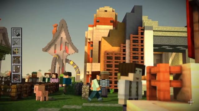 Minecraft Story Mode #2 | Episode 1 | Ellegaard смотреть онлайн