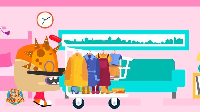 Let's Get Dressed Song | Clothes Song for Kids | Kindergarten, Preschool & ESL | Fun Kids English смотреть онлайн