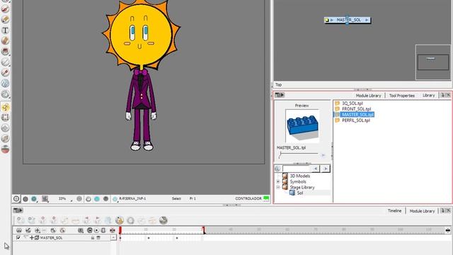 Rigging Profesional (Mixto) 5.- Extra: Guardar en Library y animar. Tutorial Toon Boom H en español смотреть онлайн
