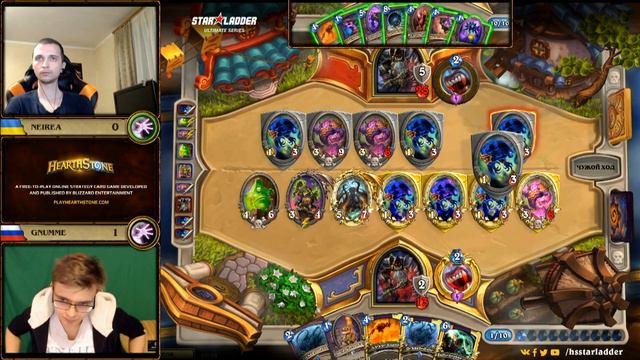 Neirea vs Gnumme, StarLadder Hearthstone Ultimate Series смотреть онлайн