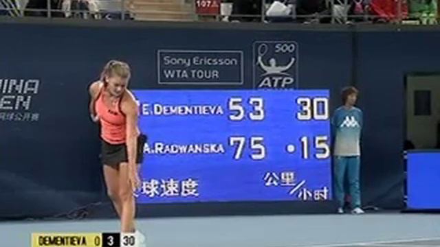 Agnieszka Radwańska vs Elena Dementieva смотреть онлайн