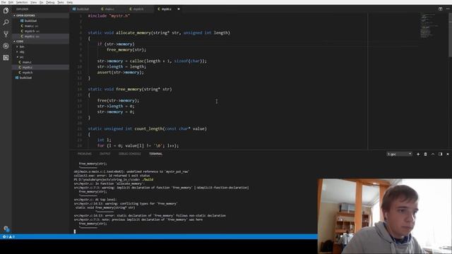 Implementing String Data Type in C смотреть онлайн