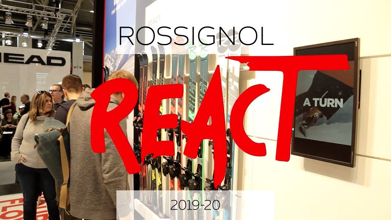 Горные лыжи Rossignol React смотреть онлайн