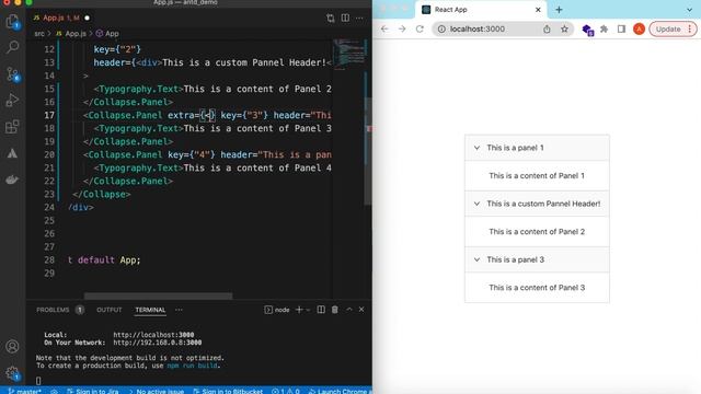 Ant Design Collapse, Expand and Accordion Component Usage in ReactJS | Antd React Tutorial смотреть онлайн