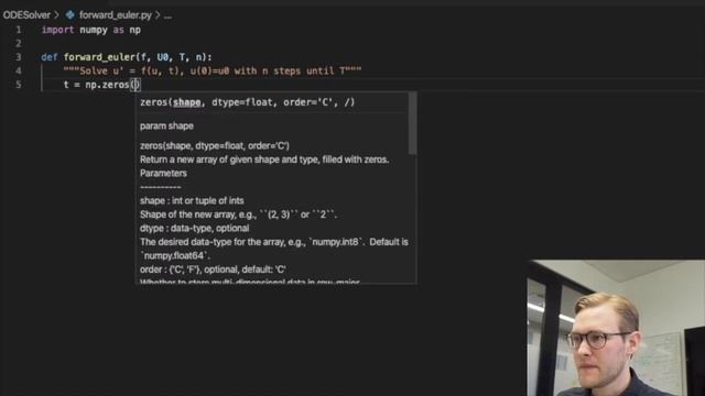 Solving ODEs in Python 2: Forward Euler смотреть онлайн