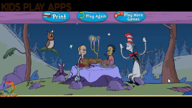 Cat In The Hat The Great Nocturnal Hat Hunt PBS Game for Kids смотреть онлайн