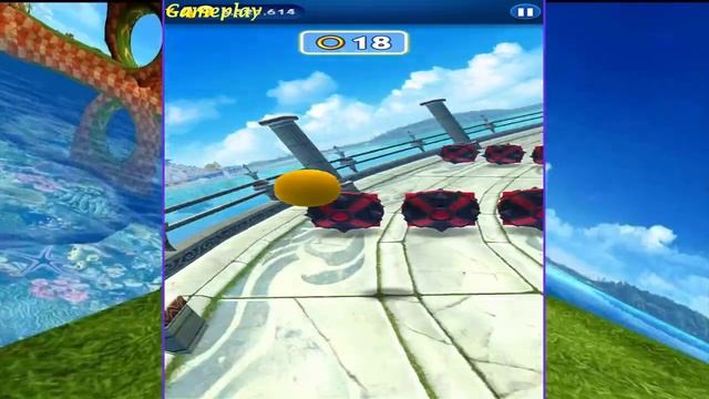 SONIC DASH NEW CHARACTER  PAC-MAN  Unlocked And Fully Upgraded  NEW Update Gameplay HD