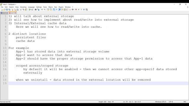 Android: App Data & Files || Android Apps External Storage || Save to app-specific storage || Part- смотреть онлайн