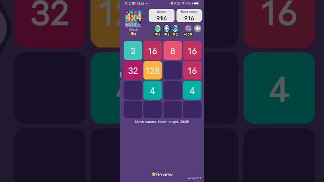 2048Game:This is a digital puzzle tile game. смотреть онлайн