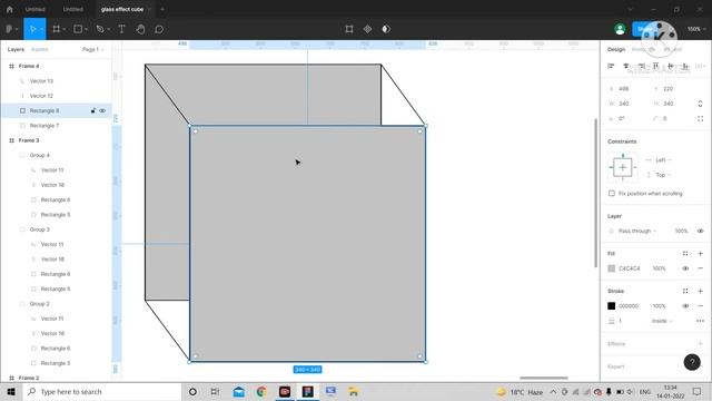 Create Glass Cube in Figma | 3d Glass Cube | Design with Figma смотреть онлайн