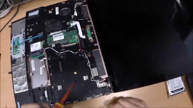 How to repair HP 4510S charger port and hard drive removal смотреть онлайн