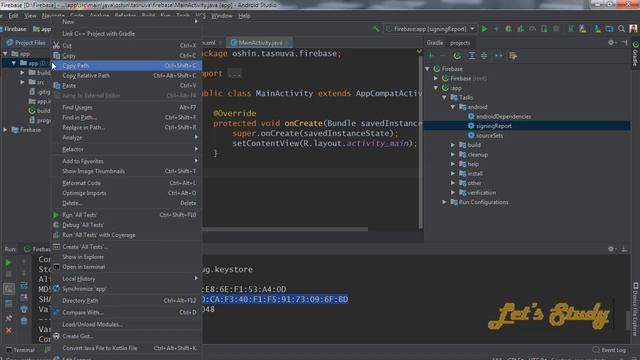 Add firebase in Android studio смотреть онлайн