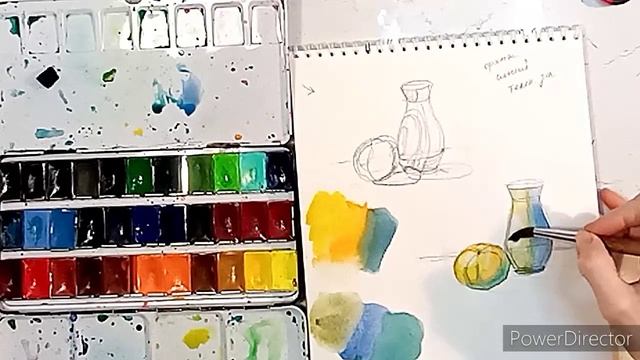 основные принципы работы акварелью смотреть онлайн