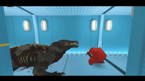 Among Us VS SCP-682 (Animation)