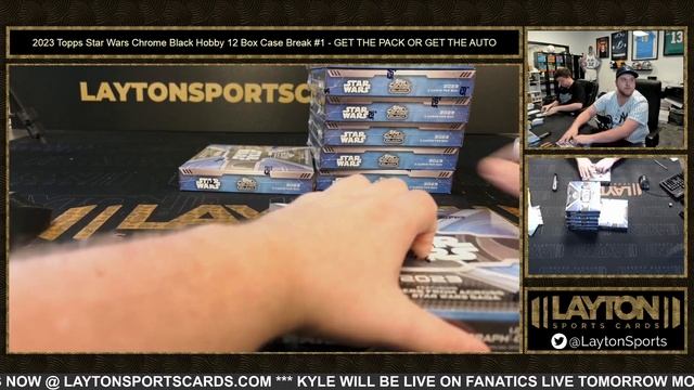 2023 Topps Star Wars Chrome Black Hobby 12 Box Case Break #1 GET THE PACK OR GET THE AUTO 24 SPOT смотреть онлайн