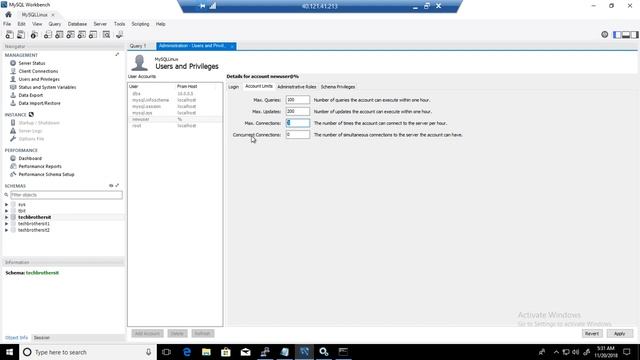 How to create user and provide permission by using MySQL Workbench - MySQL DBA Tutorial смотреть онлайн