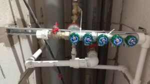 22 декабря 2021. Монтаж коллекторов водоснабжения.