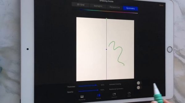 Mirror Lettering in Procreate (Symmetry Tool Tutorial) #procreatetutorials #procreate