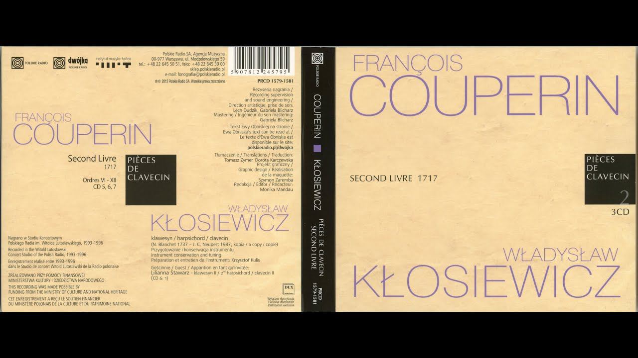 COUPERIN - PIÈCES DE CLAVECIN, CD11 смотреть онлайн