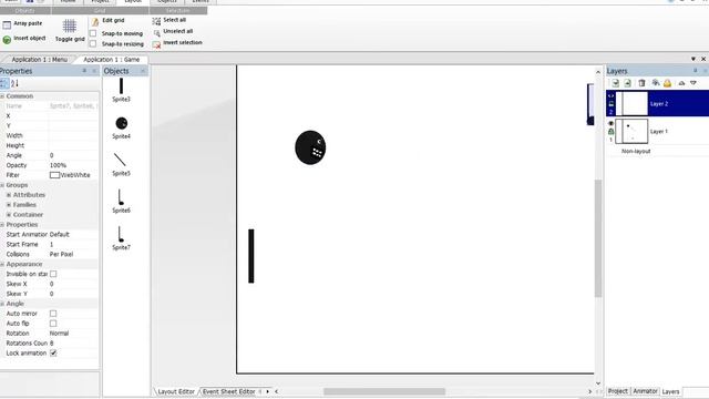 Как сделать собственную игру в Construct Classic 2# (Персонаж) смотреть онлайн
