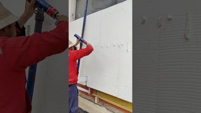 Как правильно пропениваются швы и стыки между листами пенопласта ППС16ф в системе СФТК Мокрый Фасад смотреть онлайн