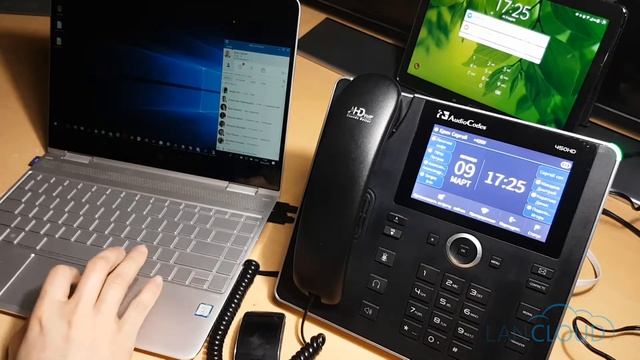 Обзор работы телефона AudioCodes 450HD и Skype For Business