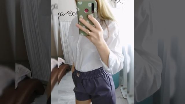 Кожаные шорты красивого цвета с Aliexpress. Обзор и примерка товаров с Алиэкспресс смотреть онлайн