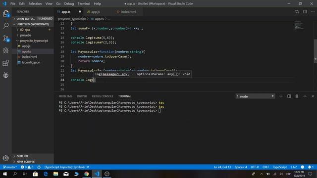 Funciones flecha en Typescript смотреть онлайн
