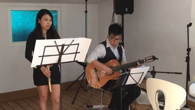Moon River For Flute And Guitar Played By Yan Kwok