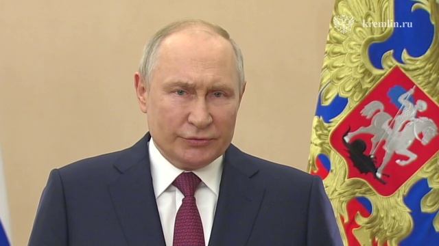 Обращение Владимира Путина по случаю 80-летия освобождения Донбасса. смотреть онлайн