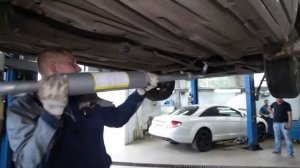 Замена глушителя и резонатора на автомобиль ВАЗ "Приора"