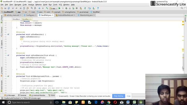 Android Email App Using Javamail API in Android Studio смотреть онлайн