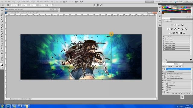 Photoshop Anime Signature Tutorial смотреть онлайн