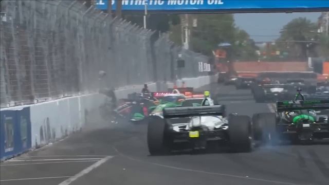 IndyCar Series 2023. Streets Of St. Petersburg. Start Huge Crash