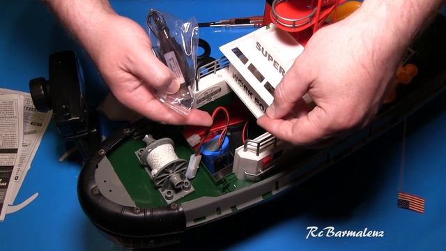 Буксир на Радиоуправлении Heng Long Seaport Work Boat HL-3810...Обзор Распаковка Тест-Драйв