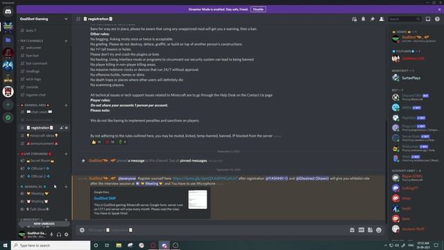 JOIN MY MINECRAFT SMP | Minecraft Java Edition 1.17.1 Tlauncher | Register at - discord.io/godshot смотреть онлайн