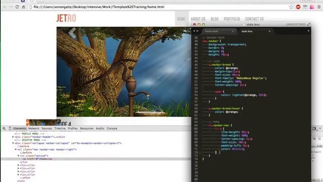 О воркшопе Верстка адаптивной HTML страницы на Bootstrap и Less смотреть онлайн