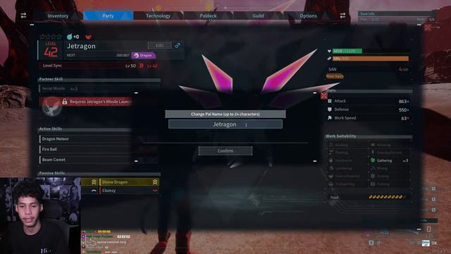 Menangkap Legendary Pals JetDragon - PalWorld смотреть онлайн