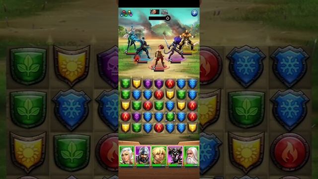 Делаю ходы на 1000 IQ на войне Empires puzzles смотреть онлайн