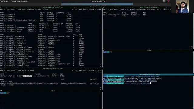 Version Upgrade of Opensearch Cluster using Elasticsearch OpsRequest смотреть онлайн