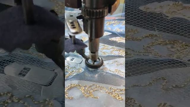 Chain stitch machine embroidery ASMR смотреть онлайн