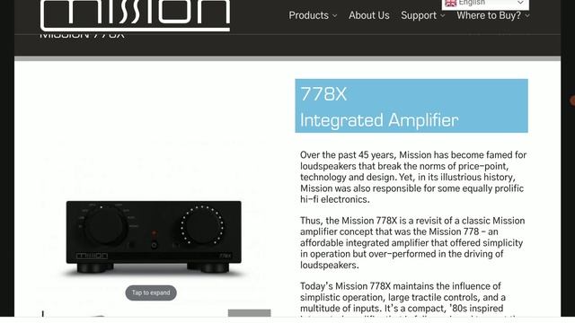 Mission 778X Amplifier Debuts As The Company's First Stereo Amplifier In 40 Years