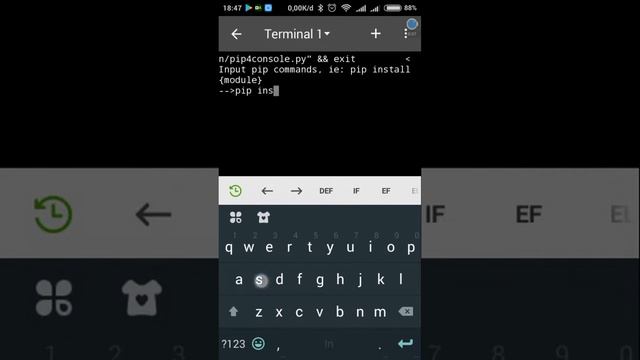 INSTALL MODUL DI QPYTHON 2 ANDROID смотреть онлайн