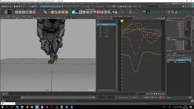 Cleaning Mocap Animation. Running Cycle